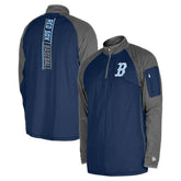 Boston Red Sox New Era Father's Day Raglan Quarter-Zip Top Online
