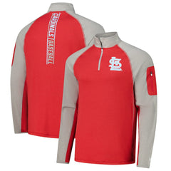 St. Louis Cardinals New Era Father's Day Raglan Quarter-Zip Top for sale