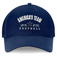 Dallas Cowboys Fundamentals Timeout Trucker Adjustable Hat Navy - Fanatics