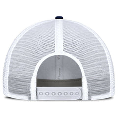 Dallas Cowboys Fundamentals Flawless Stripe Trucker Adjustable Hat White/Navy - Fanatics