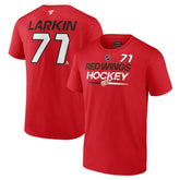 Dylan Larkin Detroit Red Wings - Fanatics Authentic Pro Prime Name & Number T-Shirt Red