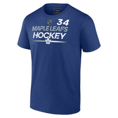 Auston Matthews Toronto Maple Leafs - Fanatics Authentic Pro Prime Name & Number T-Shirt Blue
