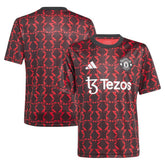 Adidas Manchester United Youth 2024/25 Pre-Match Top - Black