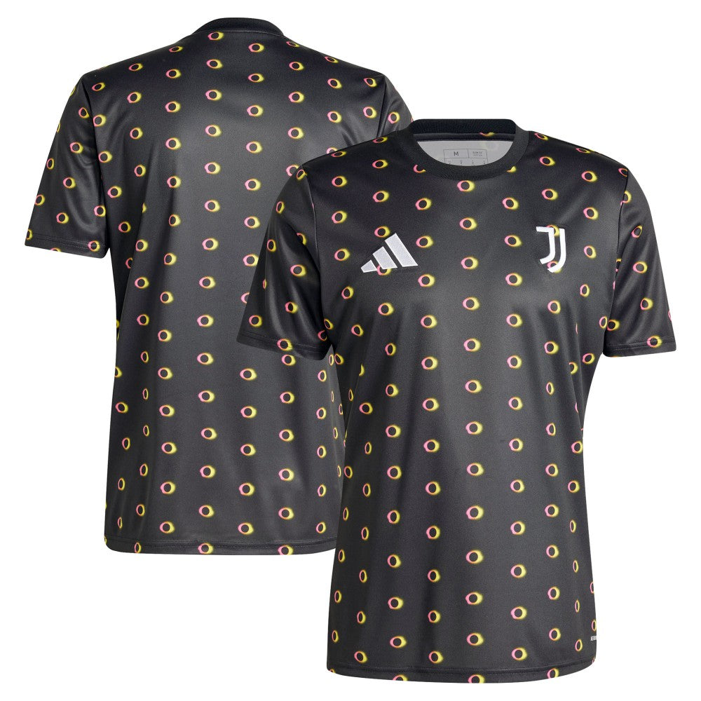 Adidas Juventus 2024/25 Slim Fit Pre-Match Top - Black