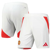 Adidas Manchester United 2024/25 Home Replica AEROREADY Shorts - White