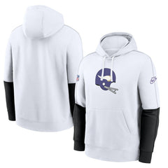 Minnesota Vikings Alternate Logo Club Pullover Hoodie White - Nike