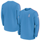 Tennessee Titans Alternate Logo Coach Long Sleeve Top Light Blue - Nike