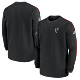Atlanta Falcons Alternate Logo Coach Long Sleeve Top Black - Nike