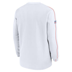 Cleveland Browns Alternate Logo Coach Long Sleeve Top White - Nike