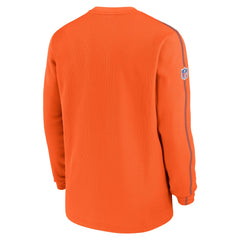 Denver Broncos Alternate Logo Coach Long Sleeve Top Orange - Nike