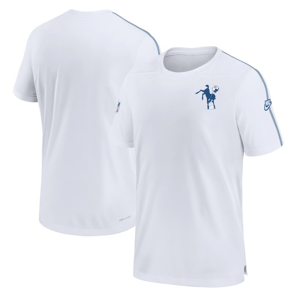 Indianapolis Colts Sideline Alternate Logo Coach Performance Top White - Nike
