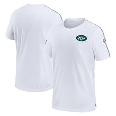 New York Jets Sideline Alternate Logo Coach Performance Top White - Nike