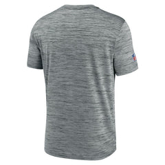 Minnesota Vikings Sideline Velocity Throwback Logo Dri-FIT T-Shirt Gray - Nike