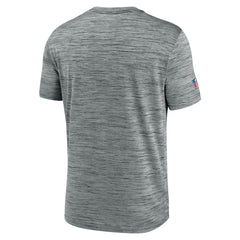New York Giants Sideline Velocity Throwback Logo Dri-FIT T-Shirt Gray - Nike