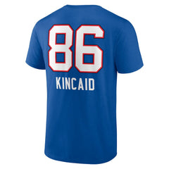 Dalton Kincaid Buffalo Bills Team Wordmark Player Name & Number T-Shirt Royal - NFL