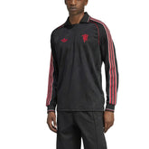 Adidas Manchester United Originals Lifestyler Long Sleeve Jerseys - Black