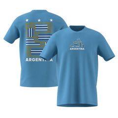 Adidas Argentina National Team Fan T-Shirts - Blue