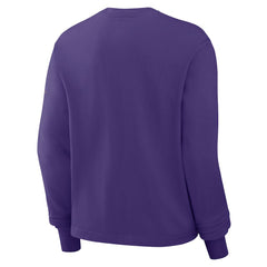 Minnesota Vikings Women's Boxy Long Sleeve T-Shirt Purple - Nike