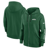 New York Jets Women's Phoenix Full-Zip Hoodie Green - Nike