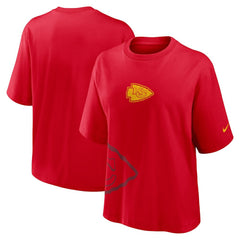 Kansas City Chiefs Women's Boxy T-Shirt Red - Nike