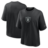 Las Vegas Raiders Women's Boxy T-Shirt Black - Nike