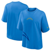 Los Angeles Chargers Women's Boxy T-Shirt Powder Blue - Nike
