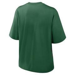 New York Jets Women's Boxy T-Shirt Green - Nike