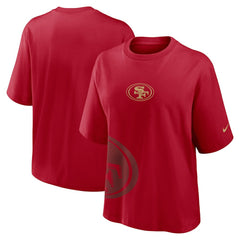 San Francisco 49ers Women's Boxy T-Shirt Scarlet - Nike