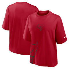 Tampa Bay Buccaneers Women's Boxy T-Shirt Red - Nike