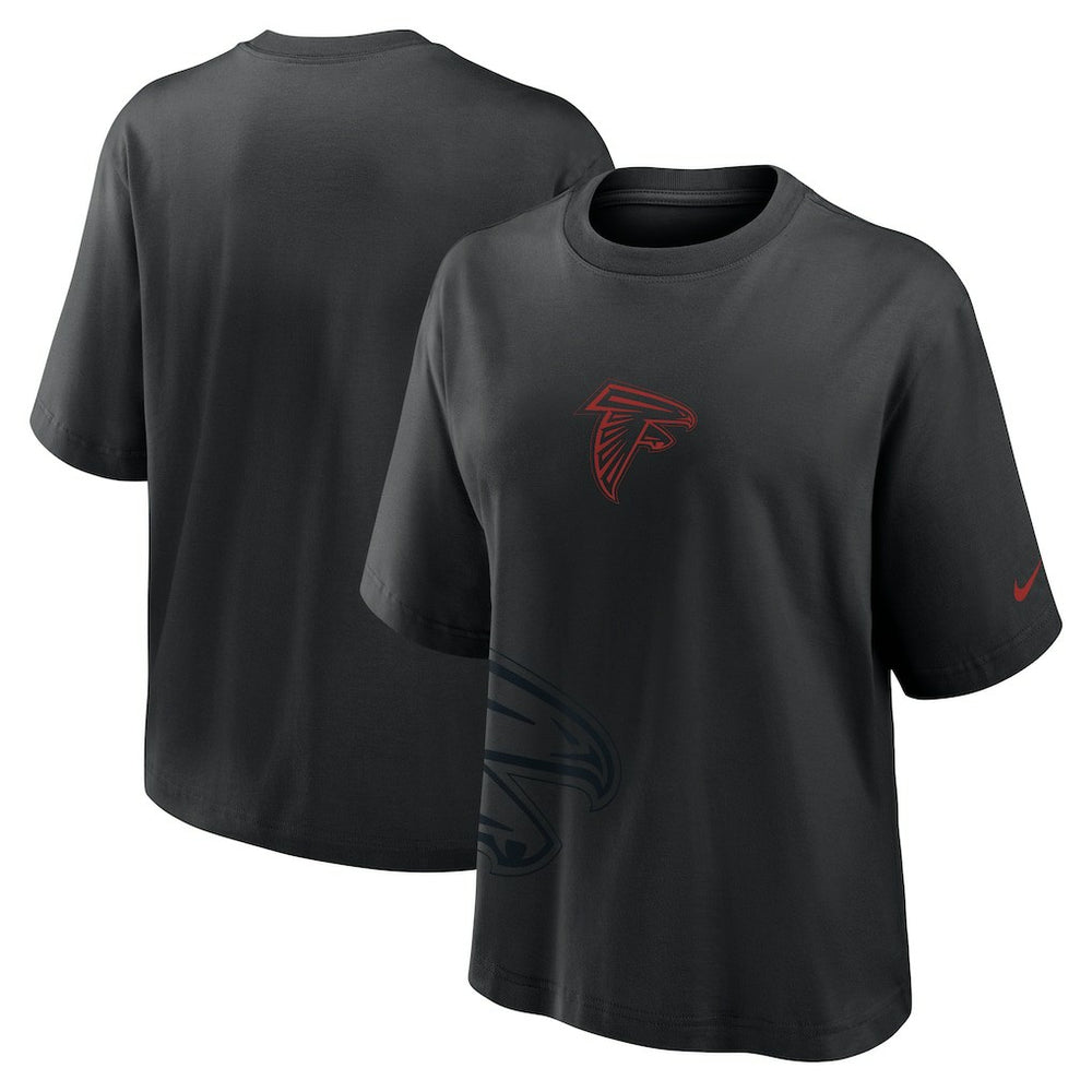 Atlanta Falcons Women's Boxy T-Shirt Black - Nike
