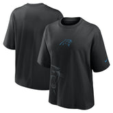 Carolina Panthers Women's Boxy T-Shirt Black - Nike