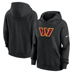 Washington Commanders Women's Club Fleece Hoodie Black - Nike
