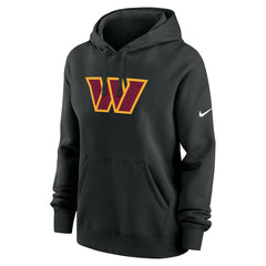 Washington Commanders Women's Club Fleece Hoodie Black - Nike