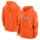 Cincinnati Bengals Women's Club Fleece Hoodie Orange - Nike