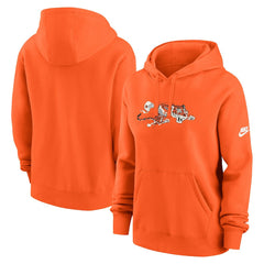 Cincinnati Bengals Women's Club Fleece Hoodie Orange - Nike