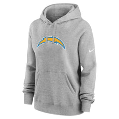 Los Angeles Chargers Women's Club Fleece Hoodie Heather Gray - Nike