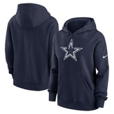 Dallas Cowboys Women's Club Fleece Hoodie Navy - Nike