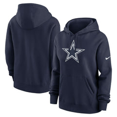 Dallas Cowboys Women's Club Fleece Hoodie Navy - Nike