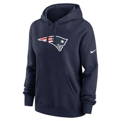 New England Patriots Women's Club Fleece Hoodie Navy - Nike