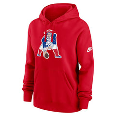 New England Patriots Women's Club Fleece Hoodie Red - Nike