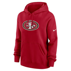 San Francisco 49ers Women's Club Fleece Hoodie Scarlet - Nike