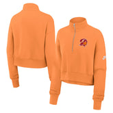 Tampa Bay Buccaneers Women's Rewind Phoenix Half-Zip Sweatshirt Orange - Nike