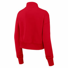 San Francisco 49ers Women's Rewind Phoenix Half-Zip Sweatshirt Scarlet - Nike