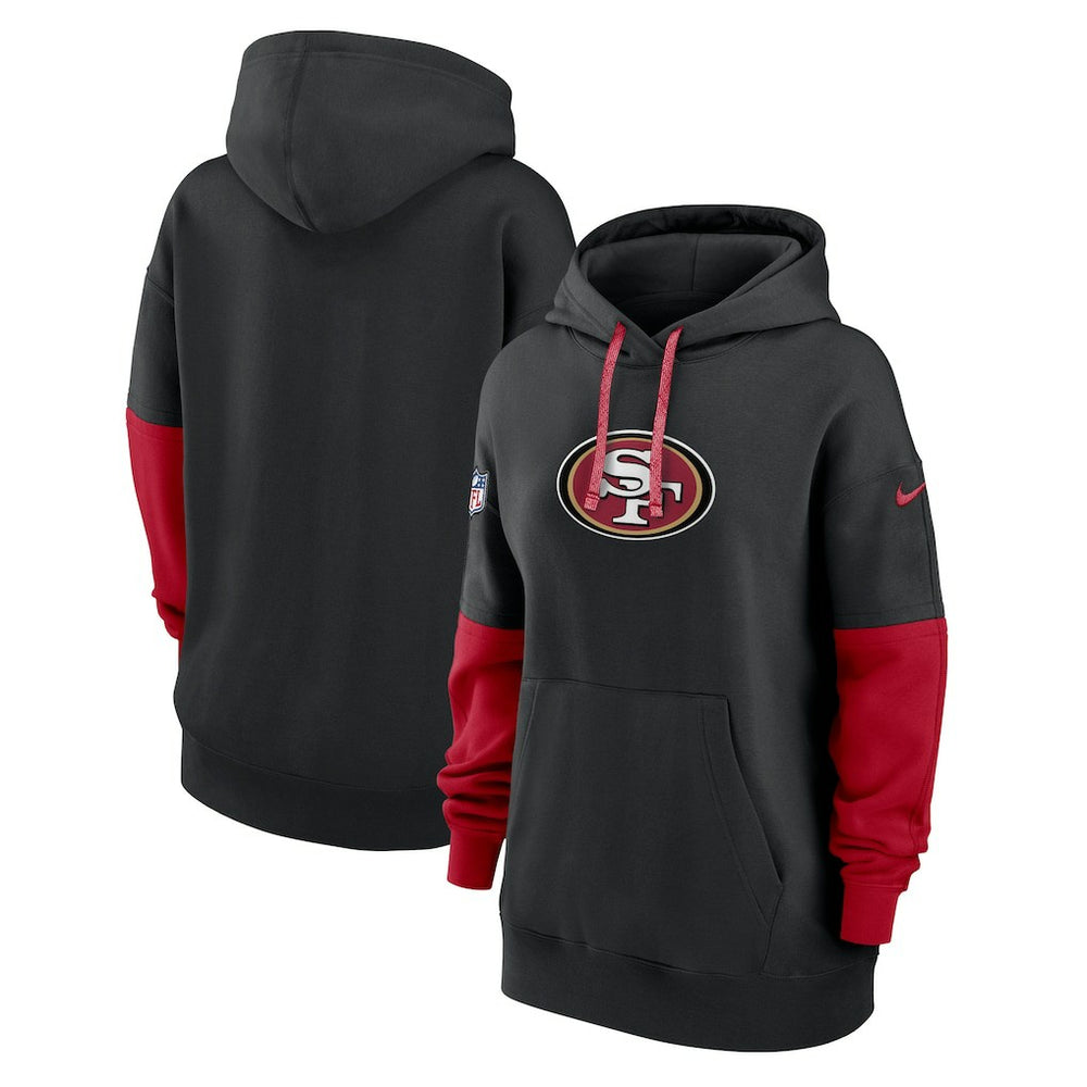 San Francisco 49ers Women's Sideline Essential Hoodie Black - Nike