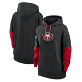 San Francisco 49ers Women's Sideline Essential Hoodie Black - Nike