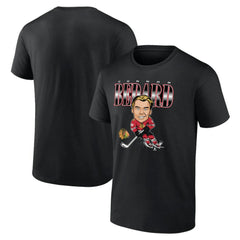 Connor Bedard Chicago Blackhawks Fanatics Player Caricature T-Shirt Black