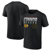 Connor Bedard Chicago Blackhawks Fanatics Name & Number T-Shirt Black