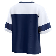 Dallas Cowboys Women's Homeschool Jersey Poly V-Neck
Fashion Top Navy/White - Fanatics