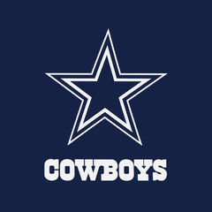 Dallas Cowboys Women's Backup Option Long Sleeve Hoodie T-Shirt Navy/White - Fanatics
