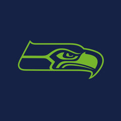 Seattle Seahawks Women's Backup Option Long Sleeve Hoodie T-Shirt College Navy/White - Fanatics